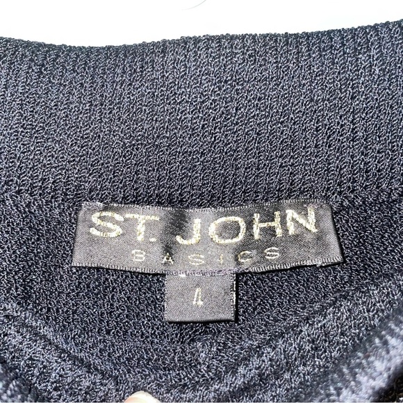 St John Basics Knit Pull On Pants Size 4 - Picture 2 of 6
